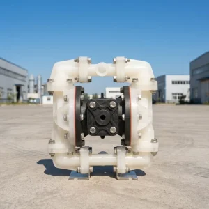 1 2 Inch Polypropylene AODD Pump With PTFE Diaphragm Chemical Resistant Self Priming PP Pneumatic Transfer Pump