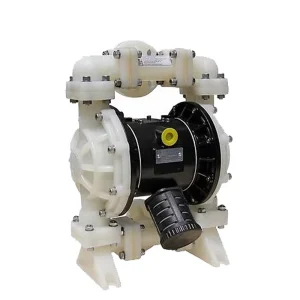 1 Inch High Pressure Pneumatic OEM Polypropylene Water Alkali Acid Transfer Double Diaphragm Pump 157 L/min Flow Rate 8.4