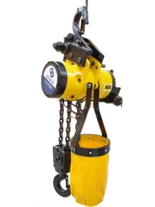 1 Ton 1000kg Single Chain High Safety Oil & Gas Pneumatic Chain Hoist with IP66 Protection Remote Control 4.8m min Lifting Speed