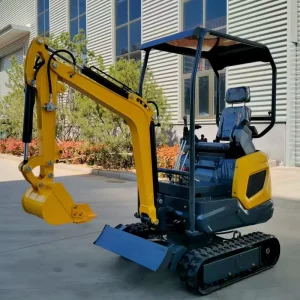 1.5 2 Tons Mini Crawler Hydraulic Excavator with Engine Multi function Piler