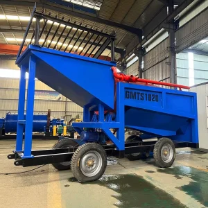 10-30 Tons Small Scale Gold Processing Plant Portable Mini Gold Washing Plant
