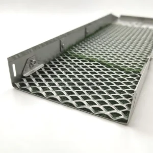100*25cm Fish scale Type Gravity Chute 2mm Galvanized Steel No Power Gravity Separation Chute for Stream Placer Gold Washing