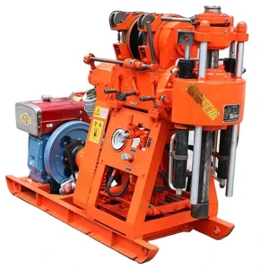 100 Meter Tractor Mounted Water Well Drilling Rig Essential Motor Engine Core Components Mine Drilling Rig