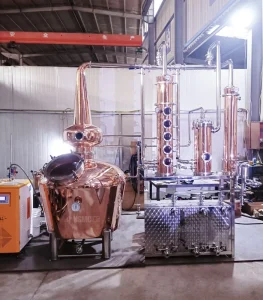 1000L 2000L Alcohol Copper Distilling Equipment