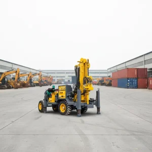 1000m Deep Water Well Truck Drilling Rig Full Hydraulic Borehole Machine for Africa and Middle East