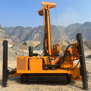 1000m Engineering Drilling Equipment Steel Crawler Rig for Water Well Blast Hole and Mineral Drilling Works