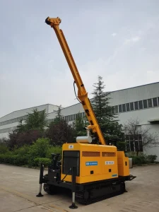 1000m Full Hydraulic Diamond Drilling Rig Machine Crawler Mounted Gold Mine Exploration Pump Engine