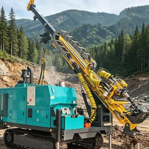 1000m Full Hydraulic Diesel Portable Wireline Diamond Core Drilling Rig for Gold Mining Exploration and Core Sampling