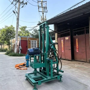 100m Hydraulic Electric Small Portable Water Well Drill Rig Rotary Borehole Drilling Machine for Deep Wells Farm Mining Water