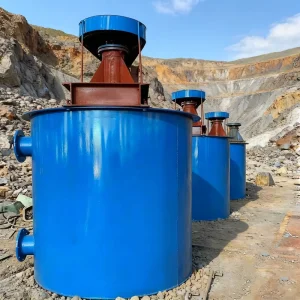 100tpd Agitation Tank for Gold Leaching Plant Cummins Engine and Motor High Efficiency Mineral Processing Equipment