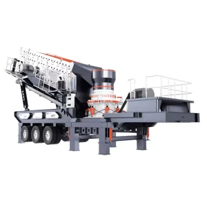 100tph Portable Construction Waste Granite Crusher Machine Wheeled Mobile Jaw & Cone & Impact Crushing and Screening Plant