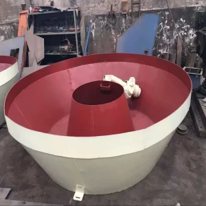 1200-type Three-wheel Gold Mill with Thickened Material for Mineral Processing and Gold Beneficiation
