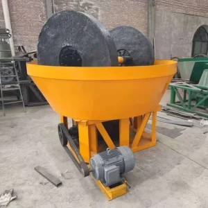 1200B Wet Grinding Mill Mining Wet Grinder Two Wheel Gold Ore Grinding Equipment