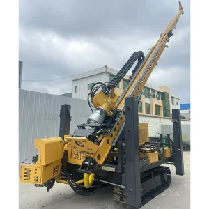 1200m Full Hydraulic Crawler Mounted Surface Core Drilling Rig Machine Gold Mining Crawler Mounted Drill Rig for Mines
