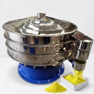 1200mm Mobile Wheels Automatic Cement Ceramic Clay Polishing Powder Horizontal Rotary Vibrating Separator