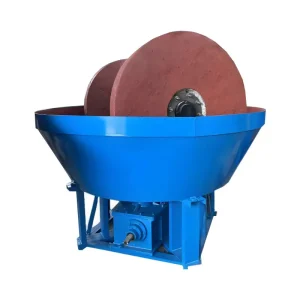 1200mm Wet Pan Mill 0.1-2t/h 7.5KW AC Motor Copper Bush CE ISO Certified for Small Scale Alluvial Gold