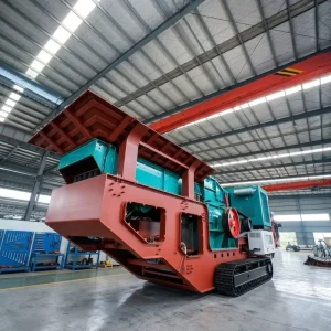 1214 Mobile Impact Crusher Crushing Mining Machine Crawler Jaw Crusher Track Compact Crusher Gravel Crushing Quarry Stone Plant