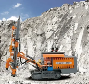 127mm Big Hole Diameter Compressor Integrated Surface DTH Drilling Rig Crawler Pneumatic Rock Drill Machine