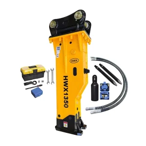 135mm Chisel Heavy Duty Hydraulic Rock Breaker for 20 Ton Excavator Fits PC200 CAT320 R210 SY215
