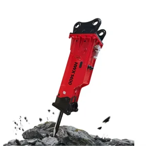 140mm Mining Hydraulic Breaker for 20 Ton Excavator Fits SY215 CAT 320 R210 PC200 Rock Hammer with Auto Grease System