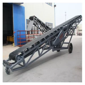 140t/h 5000mm Heat Resistant Portable Mobile Heavy Duty Belt Conveyor for Mining Sand and Stone Conveying