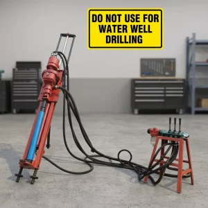 15-25m Depth 50mm-90mm Diameter Smallest Pneumatic Rock Portable DTH Drilling Rig Blasting Hole Mining Drill Machine