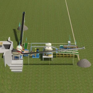 150 Tph Alluvial Gold Process Machinery, Mineral Gold, Mineral Ore Gold Mining Machinery Equipment