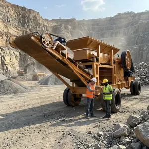 150×250 200×300 250×400 Hammer Crusher Mobile Stone Crusher