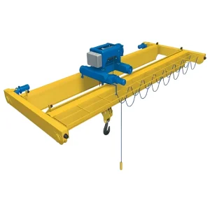 160 250 50 QD Type Motor and PLC Controlled 250 50 Ton Hook Bridge Crane with 31M Span and 28m Lifting Height