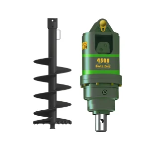 1700W Hydraulic Earth Auger Drill with Motor Gearbox Gear for Mining Helical Pile Driver