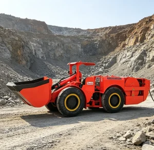 1m³ 2 Ton Underground Bogger for Small Mines TC-100E Battery Powered LHD