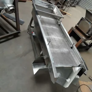 2 Outlets 3 Outlets 4 Outlets Cat Little Ore Sand Soil Compost Grain Coffee Beans Flour Linear Vibration Sieve Vibrating Screen