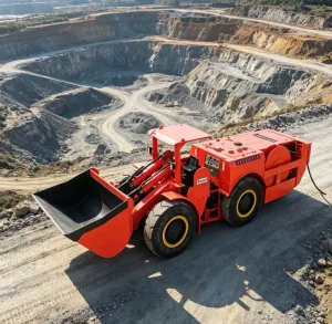 2 Ton 1m³ Mining LHD Equipment TC-100E Electric Scooptram