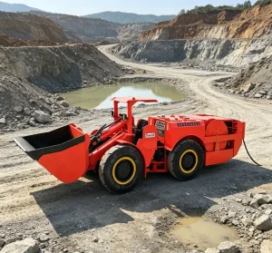 2 Ton 1m³ Underground LHD for Narrow Vein Mining TC-100E Electric Loader
