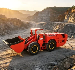 2 Ton 1m³ Underground Loader for Mines TC-100E Electric LHD