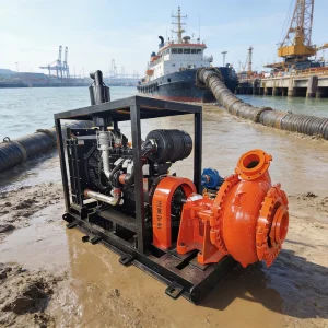 2 Years Warranty High Chromium Alloy DC Heavy Duty Horizontal Centrifugal Slurry Pump High Pressure for Heavy Mineral Processing