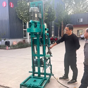 2.5kw 3kw Movable Dolphin Max.100m Rotary Portable Electric Water Well Drilling Rig Machine