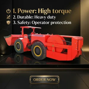 2.5yd3 Electric Articulated Steering LHD 2m3 Loader Scooptram Minero Underground Four Wheel Vehicle Mining Equipment