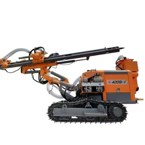 200m 300m Deep Hole Water Well Drilling Rig With Mud Pump Crawler Pneumatic DTH Mining Drilling Rig