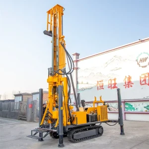 200m 300m Drilling Depth Pneumatic DTH Crawler Drilling Rig Water Pneumatic Dual purpose Drilling Rig
