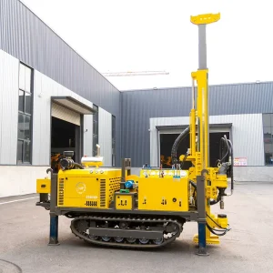 200m Full Hydraulic Crawler Mounted Surface Core Drilling Rig Machine Gold Mining Crawler Mounted Drill Rig For Mines