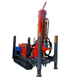 200m Tracked Borehole Rotary Drilling Equipment for Water Well