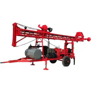 200m Trailer Mounted Borehole Rock Drilling Equipment