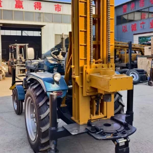 200m Water Bore Hole Drilling Machine Diesel Engine Portable Tractor Type High Efficiency Low Maintenance Cost