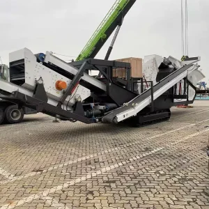 200t/h Mobile Impact Crushing Track-mounted Crusher Station for Construction Waste Concrete Stone Crusher
