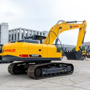 21 Ton Crawler Excavator 6.69m Digging Depth Cummins 112kW Engine Excavator for Earthmoving Site Development