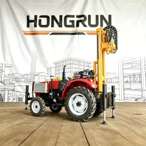 220 Meter Tractor Mounted Rotary Well Drilling Rig Mobility Truck Pump Motor Gear Core for High Demand Mining