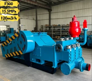 220KW 300HP F300 Reciprocating Slurry Pump for Bridge Piling Foundation and City Gas Pipeline Installation