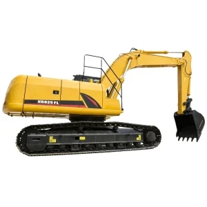 24 Ton Crawler Excavator XG825FL Medium Digger with Hydraulic Hammer and Grapple