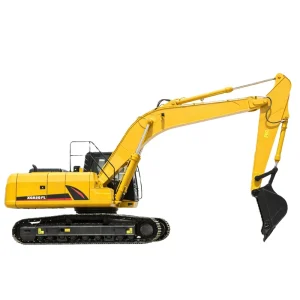 24 Ton Crawler Excavator XG825FL Medium Track Digger with Wood Grabber and Deflection Arm